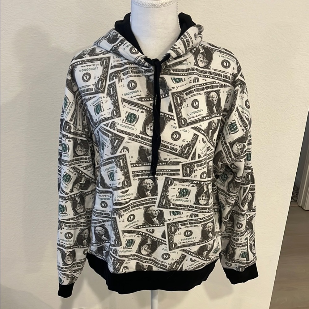 Stylish Money Print Hoodie